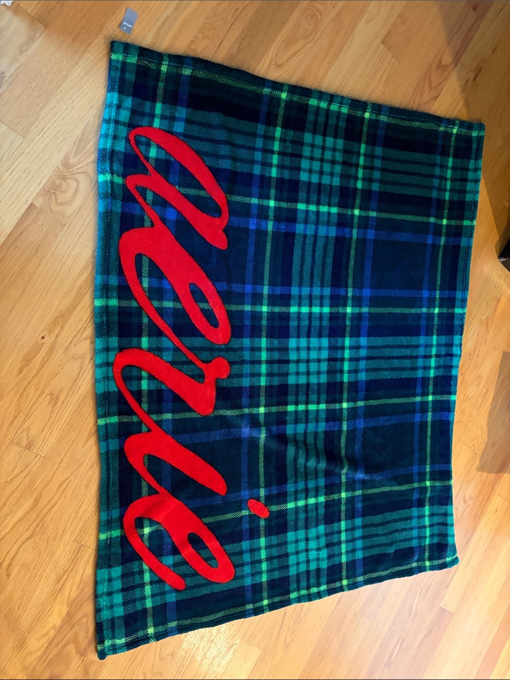 Aerie Plaid Fleece Blanket NWT